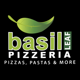 Basil Leaf Pizza logo.